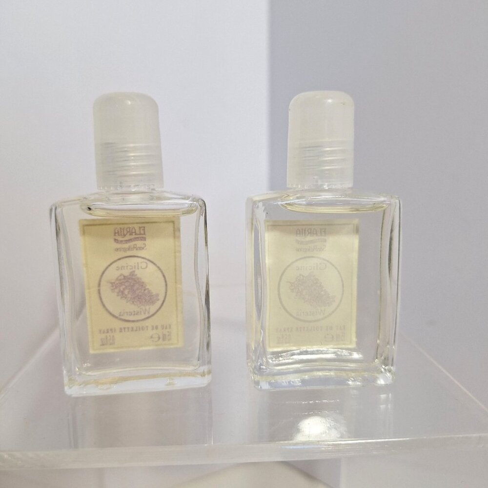 Elariia Glicine Wisteria Eau De Toilette Spray 0.5 fl oz 15ml Toilet Water 2 Lot - Picture 3 of 7